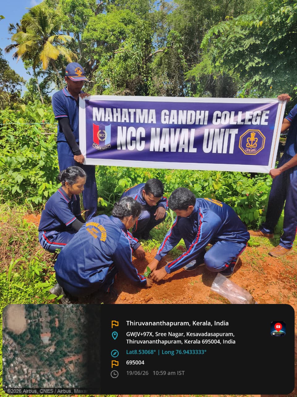 NCC NAVAL WING OF MAHATMA GANDHI COLLEGE